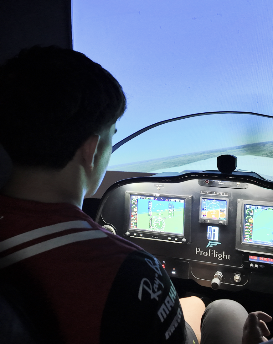 Simulador Tecnam P2002 — vista 3